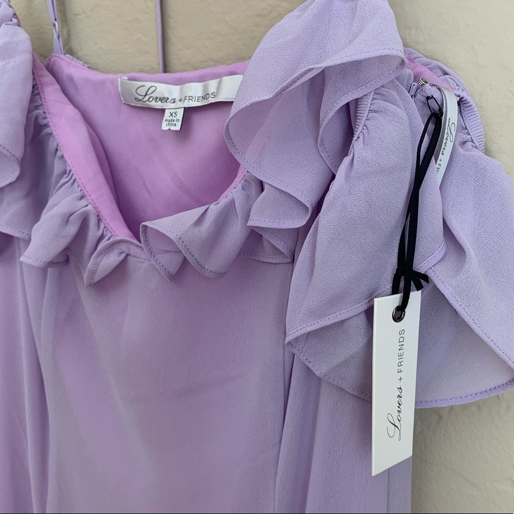 Lovers + Friends Leann Gown in Lavender